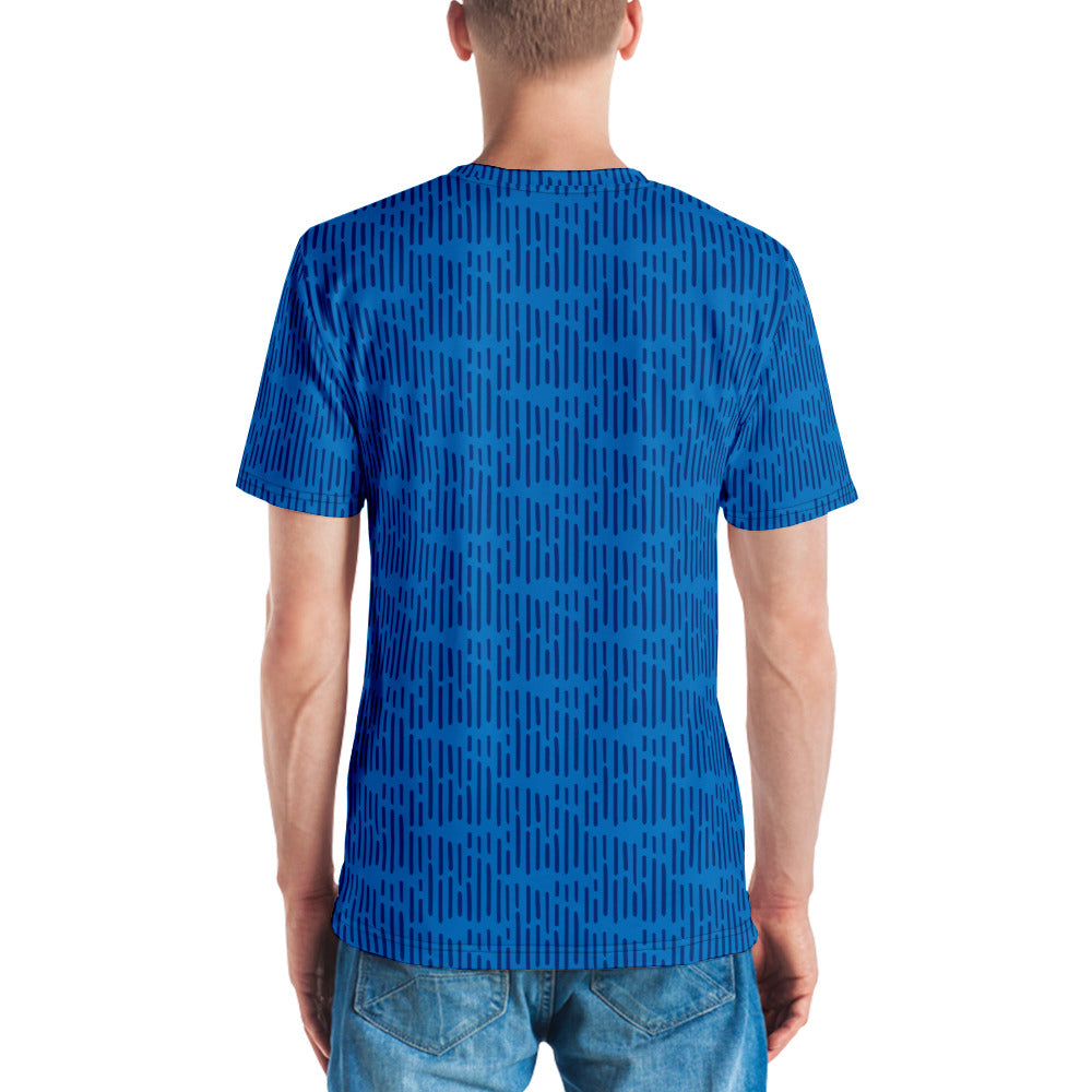 Men's t-shirt, Prism Cerulean Drip