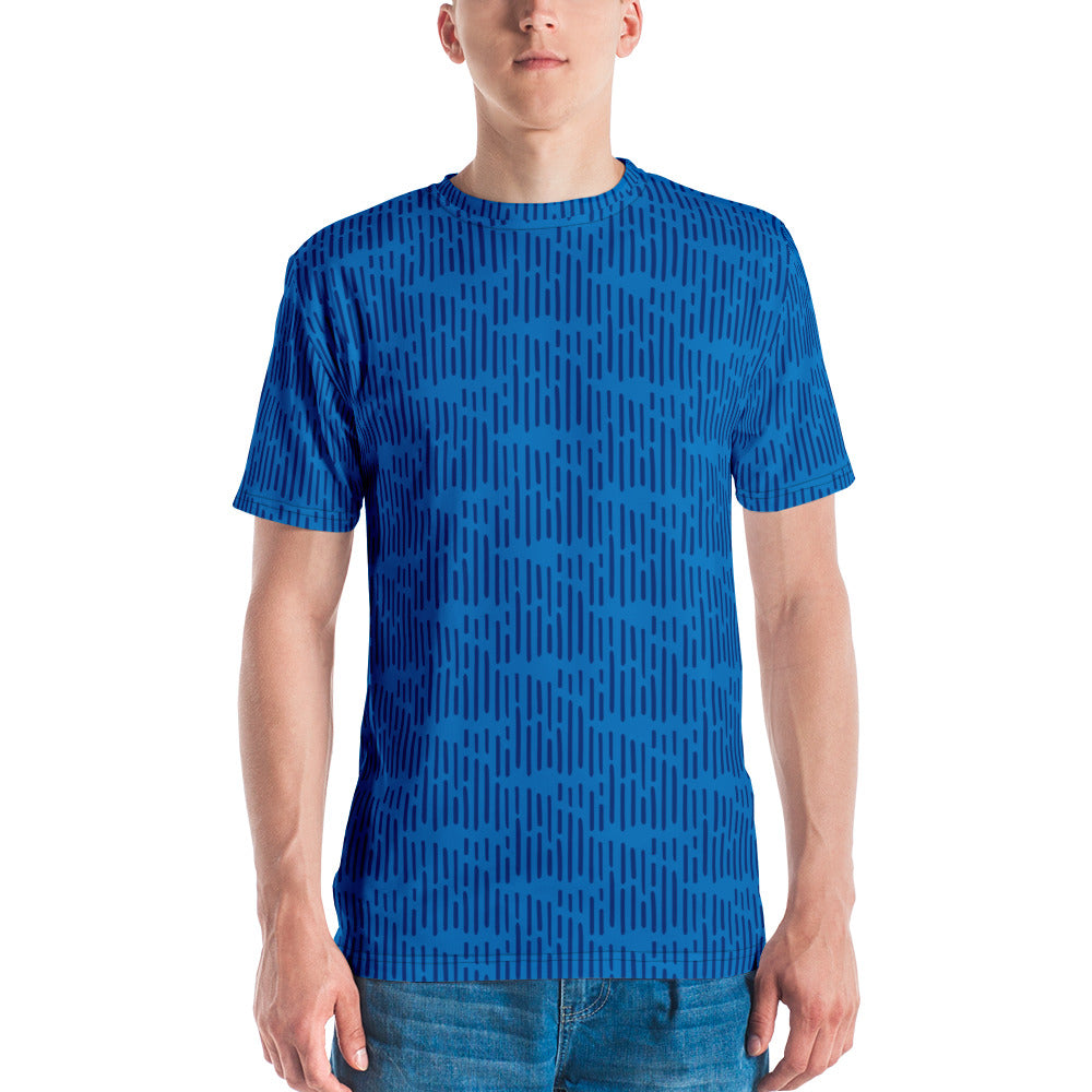 Men's t-shirt, Prism Cerulean Drip