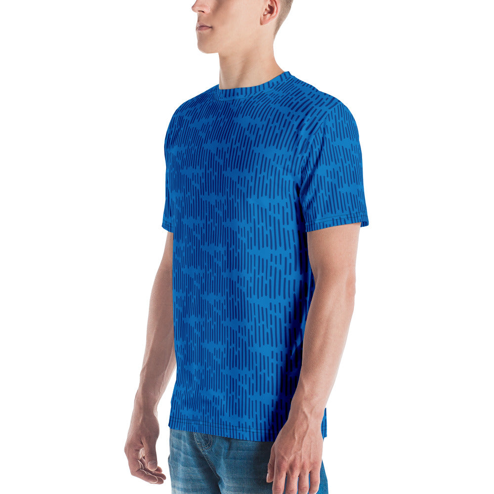 Men's t-shirt, Prism Cerulean Drip