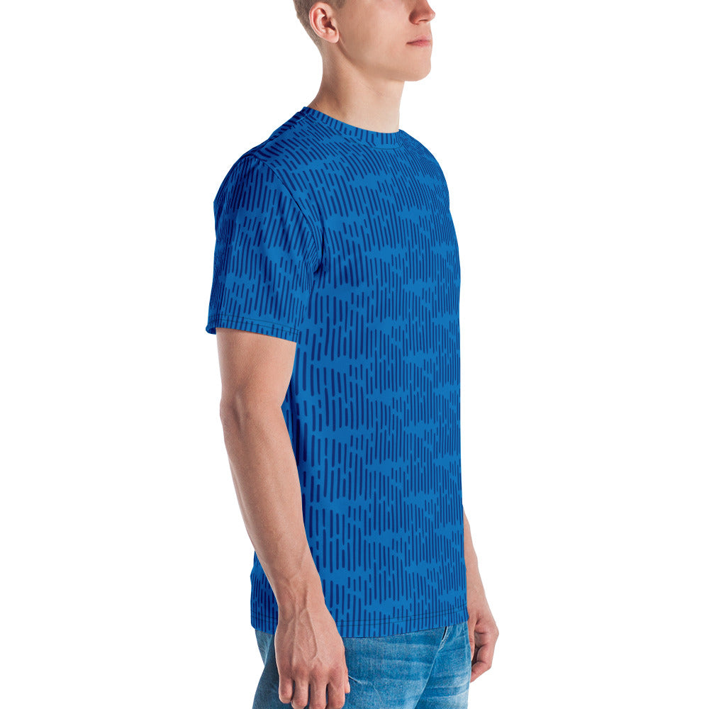 Men's t-shirt, Prism Cerulean Drip